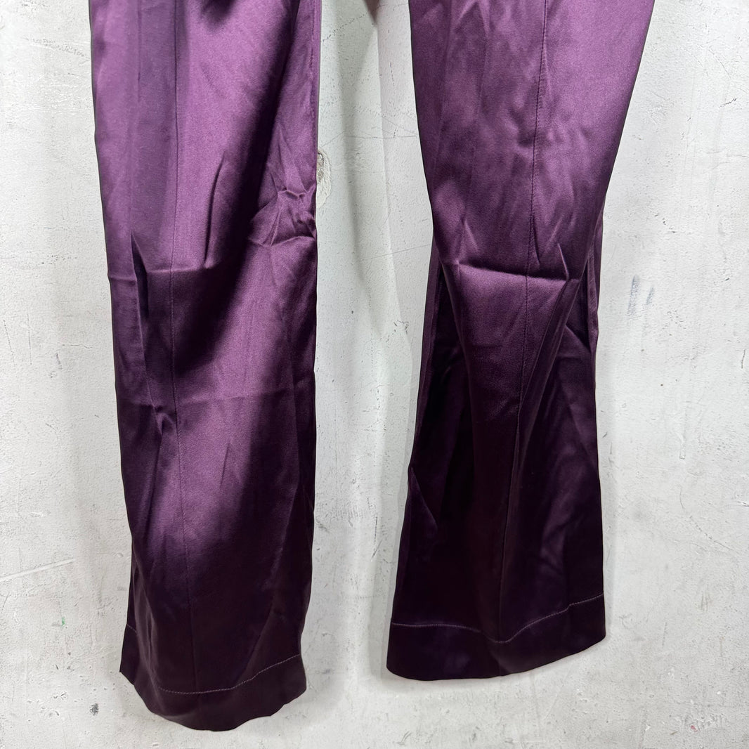 Tom Ford Purple Silk Lounge Pants
