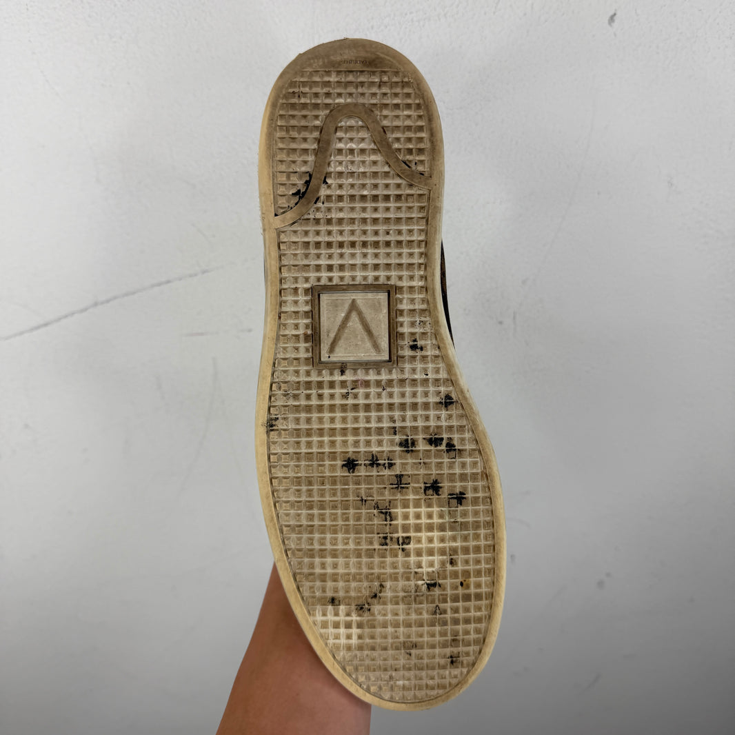 Louis Vuitton Brown Monogram Leather Low Sneakers