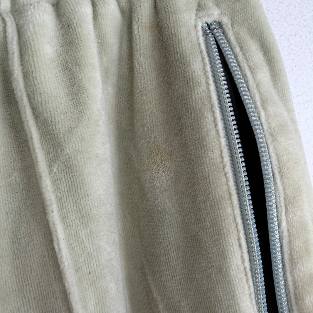 Needles Maxfield Green Terrycloth Track Pants