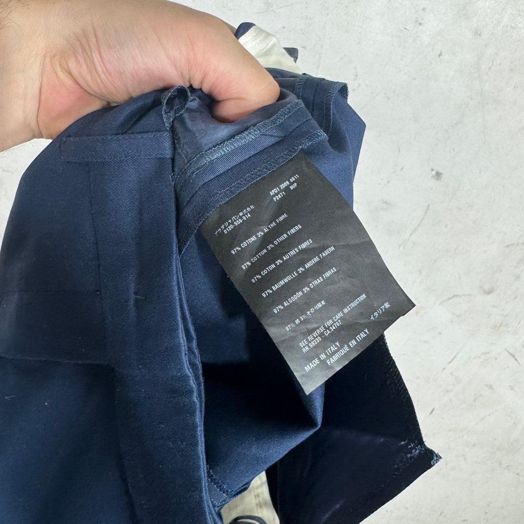 Prada Navy Flared Trousers