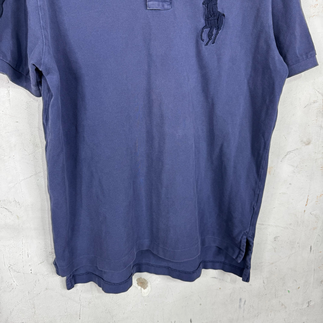 Ralph Lauren Blue Tonal Big Pony Polo