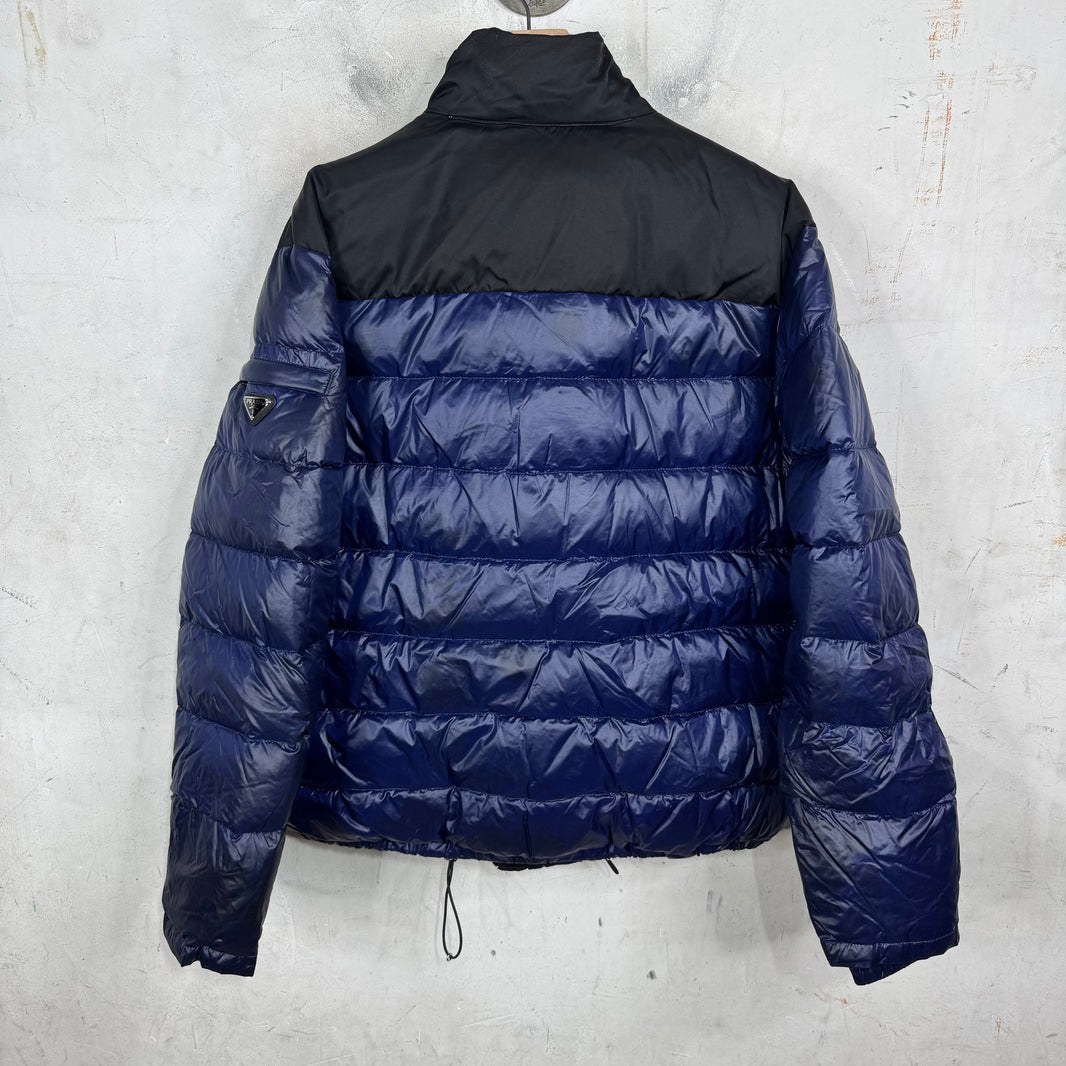 Prada Navy Puffer Jacket