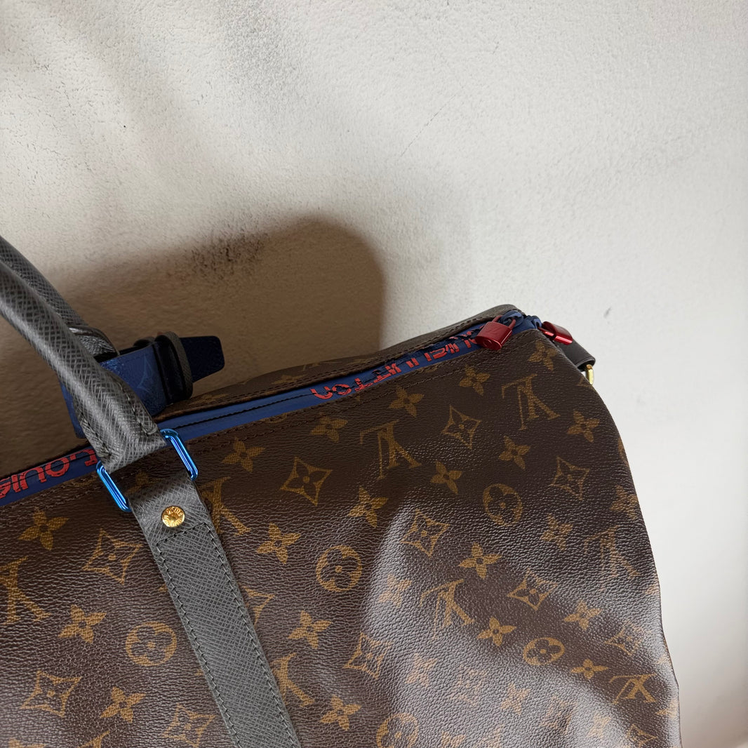 Louis Vuitton Kim Jones Keepall 55 Bandolier Duffel Bag