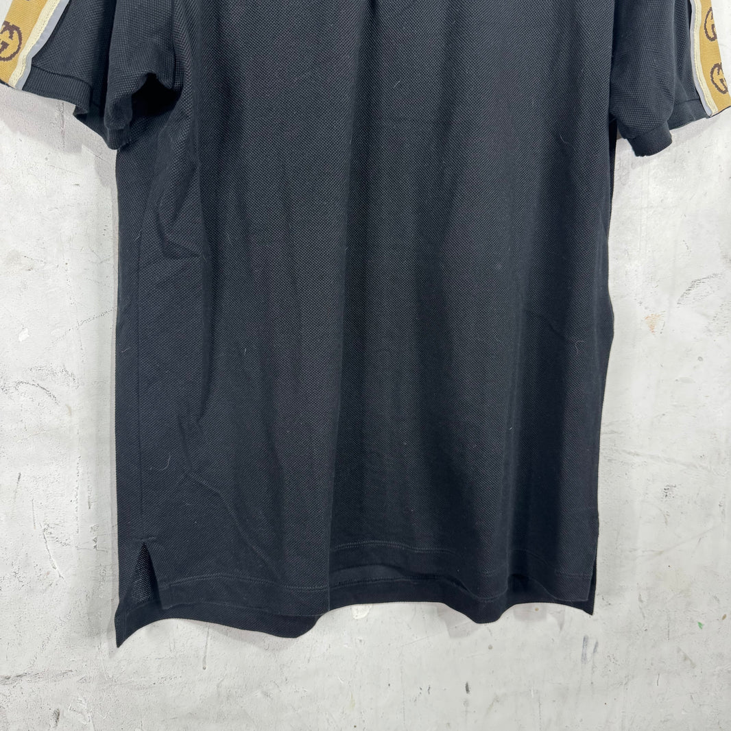 Gucci Sleeve Interlock Logo Polo