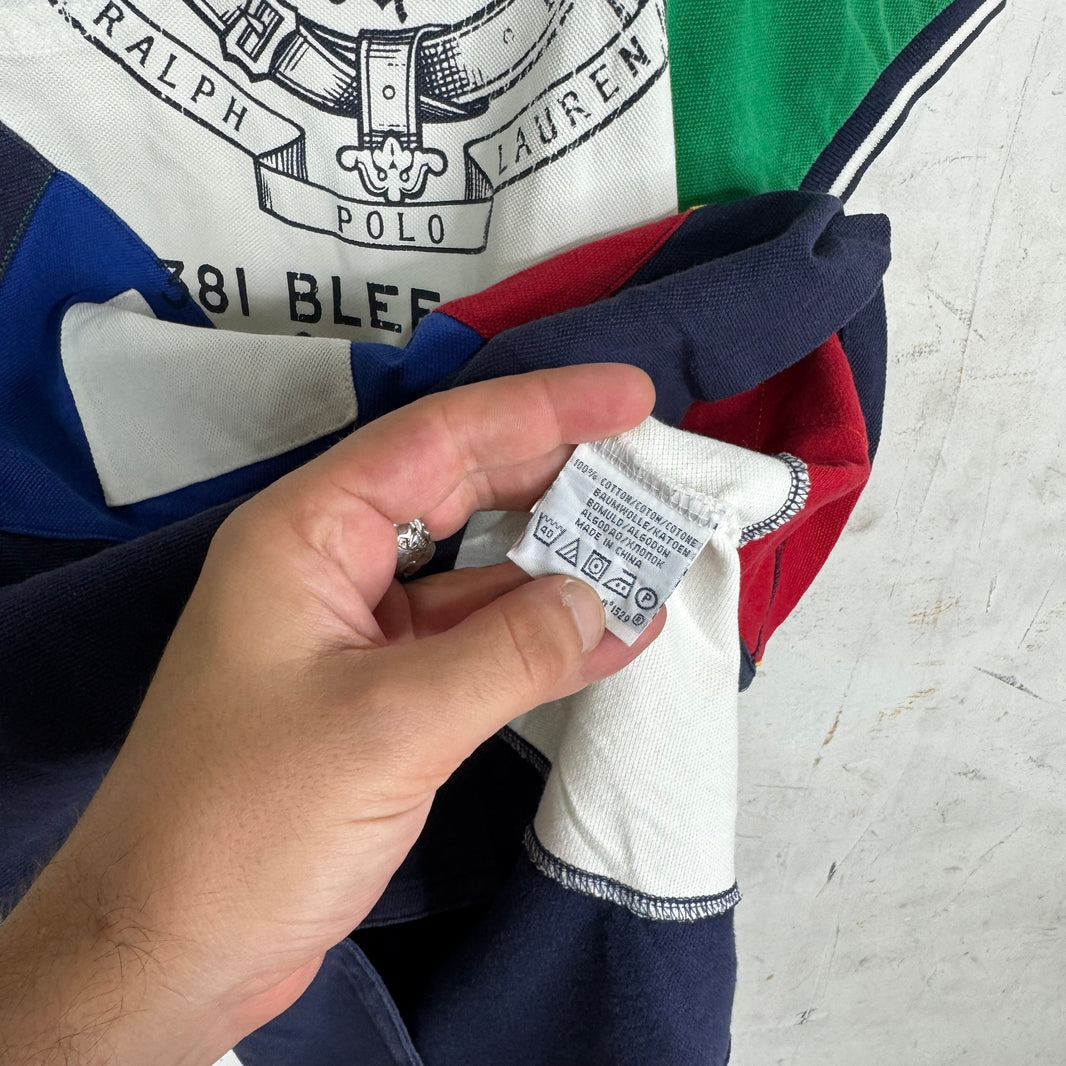 Ralph Lauren Bleeker Paneled Flag Polo