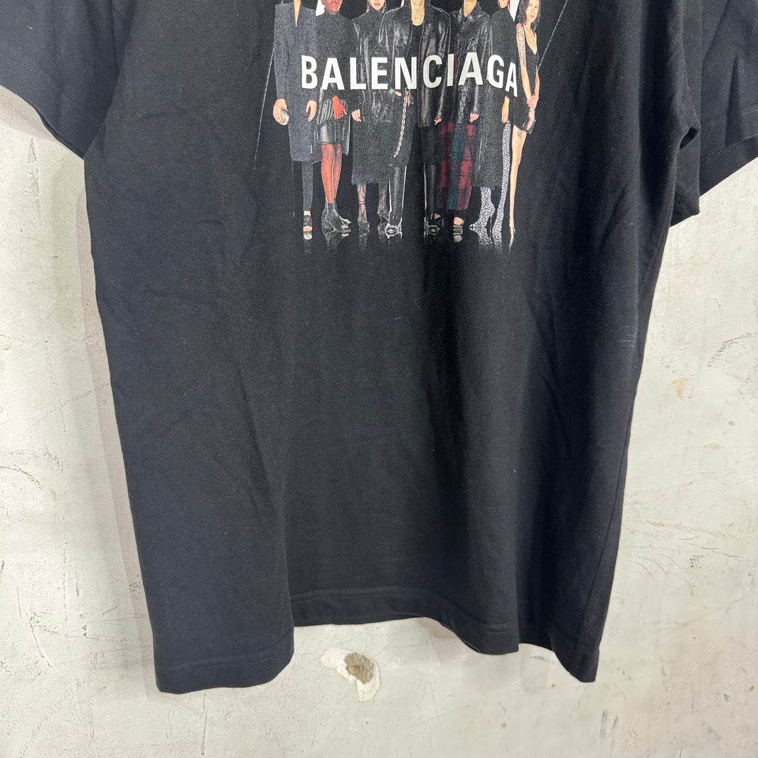 Balenciaga Models Logo T-Shirt