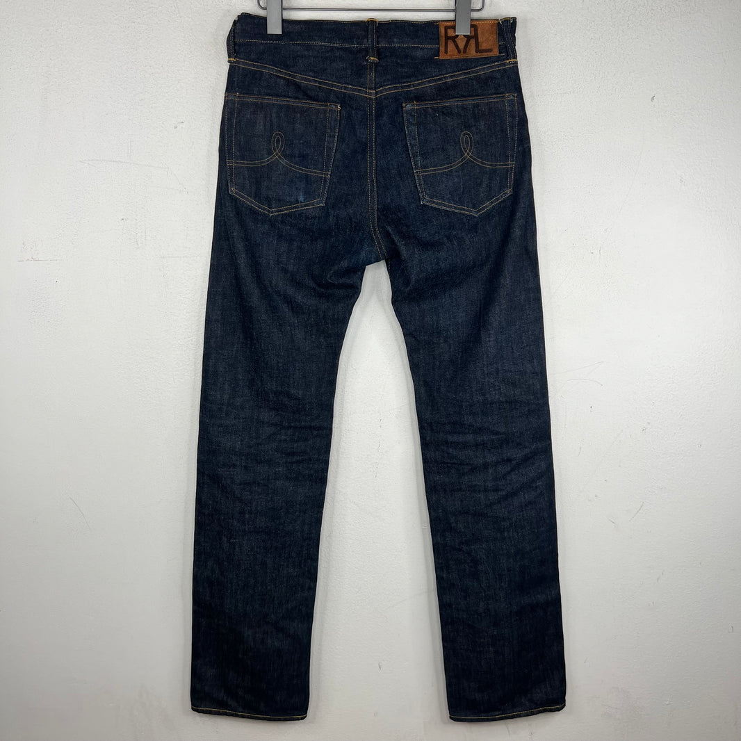 RRL Straight Leg Indigo Selvedge Jeans