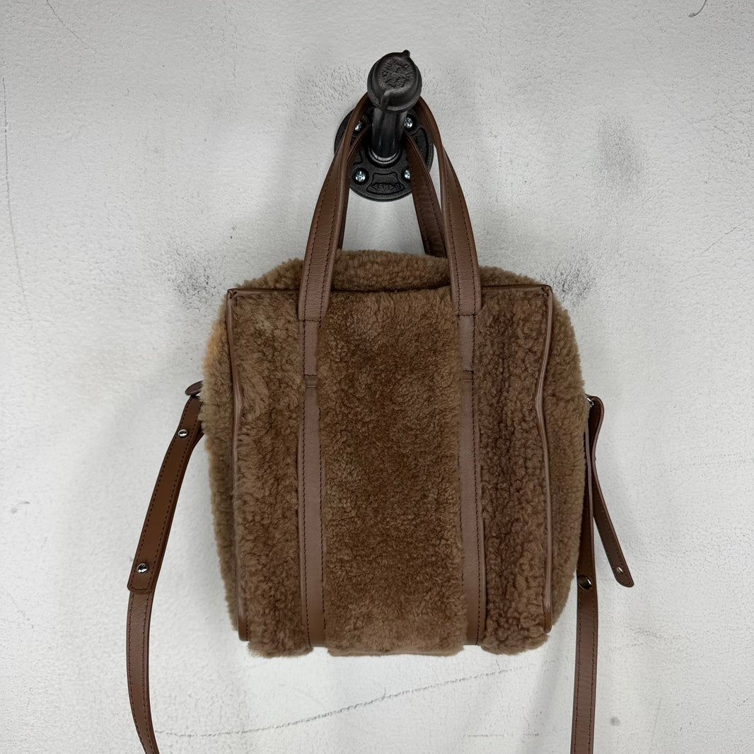 Balenciaga Shearling Bazar Mini Bag