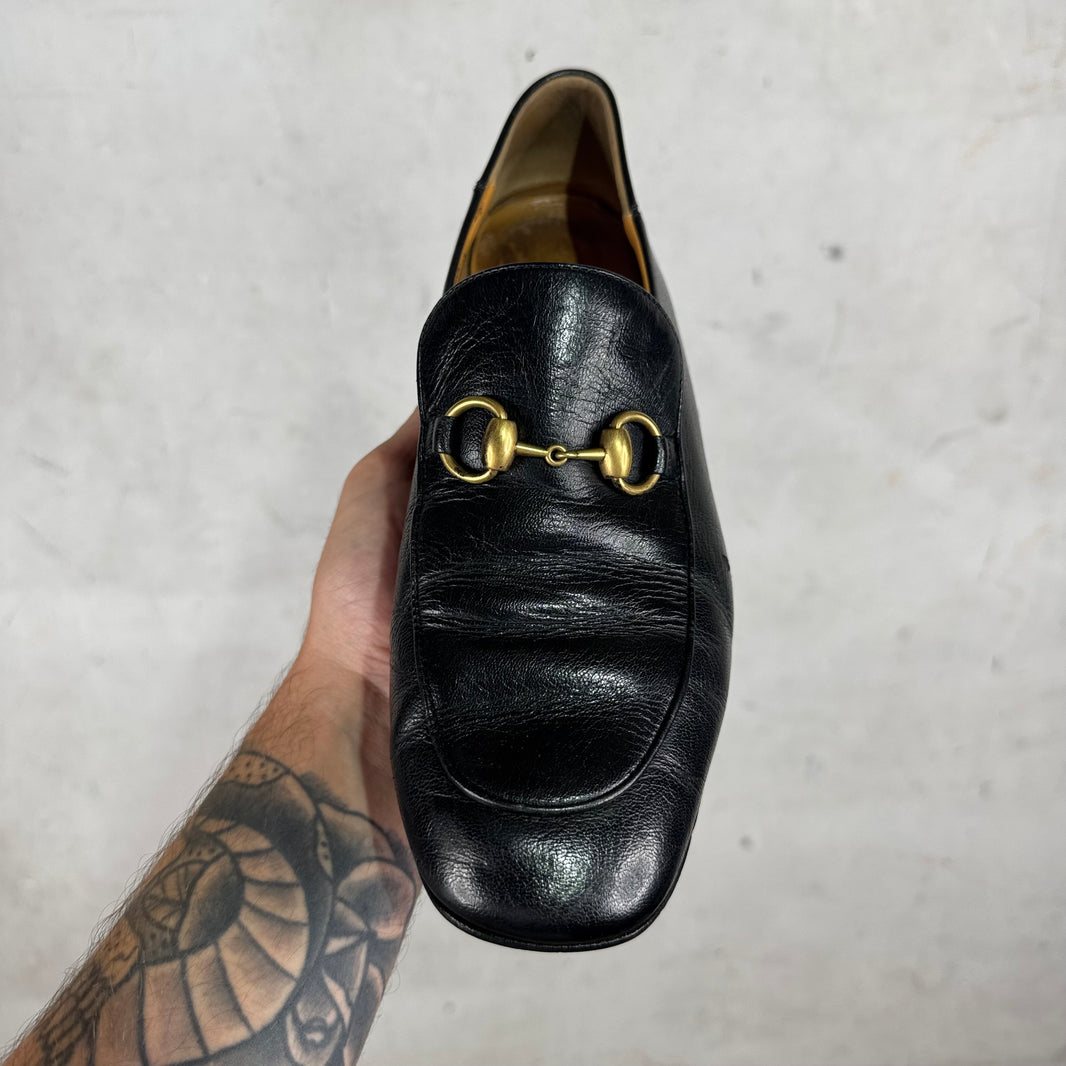 Gucci Heeled Horsebit Loafer