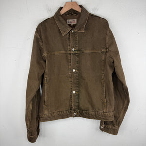 Stussy Brown Workwear Denim Jacket