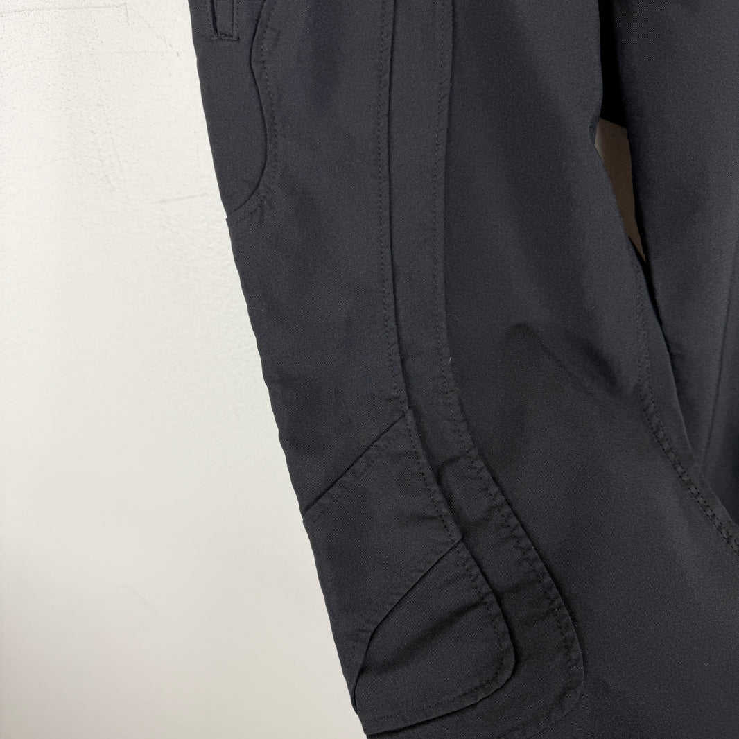 CDG Black Side Patch Paneled Trousers