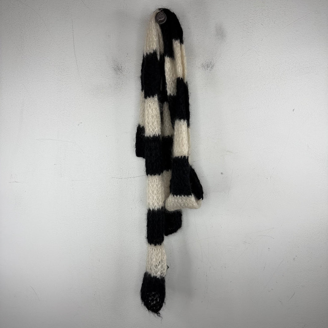 Saint Laurent Knit Striped Scarf