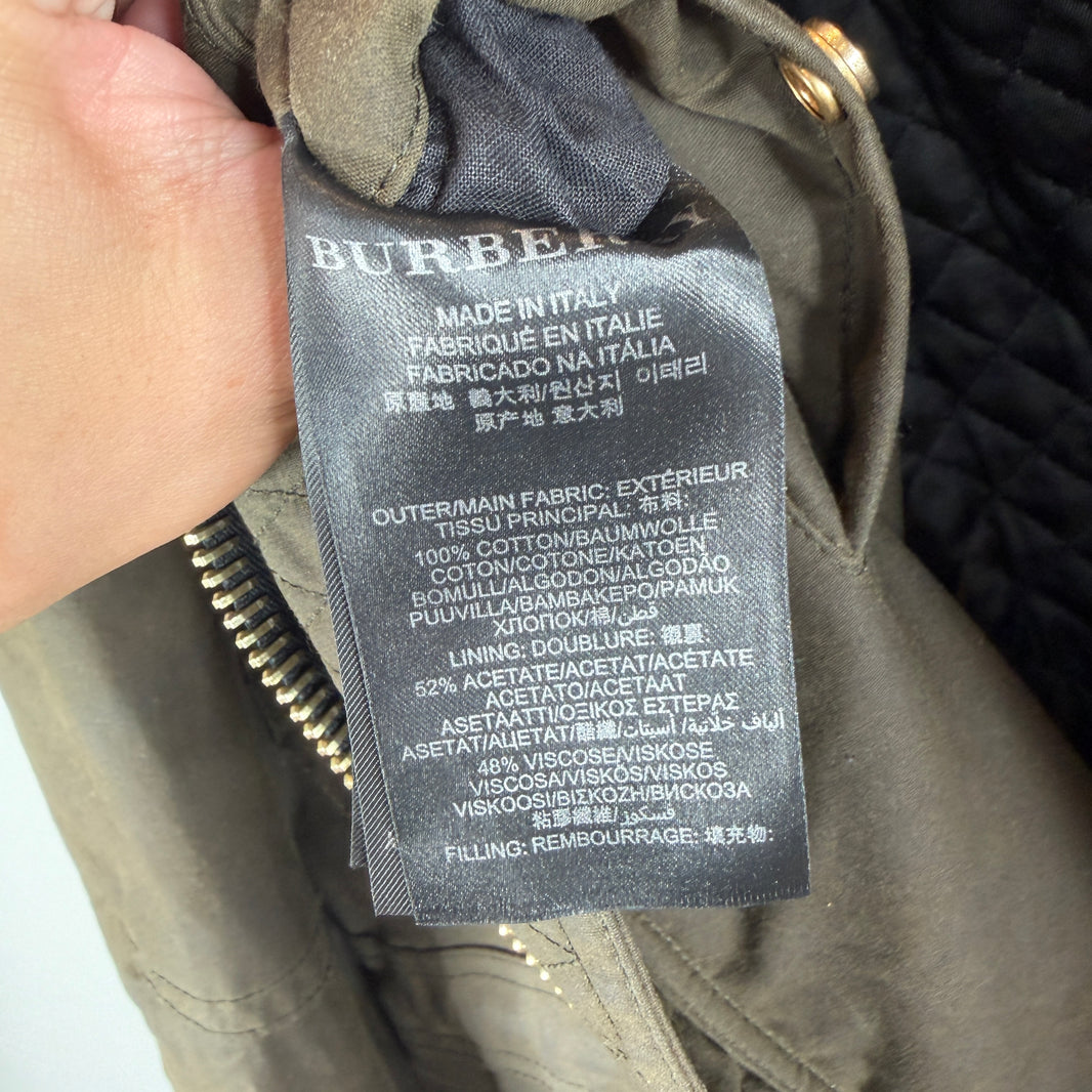 Burberry Olive Runway Cargo Jacket