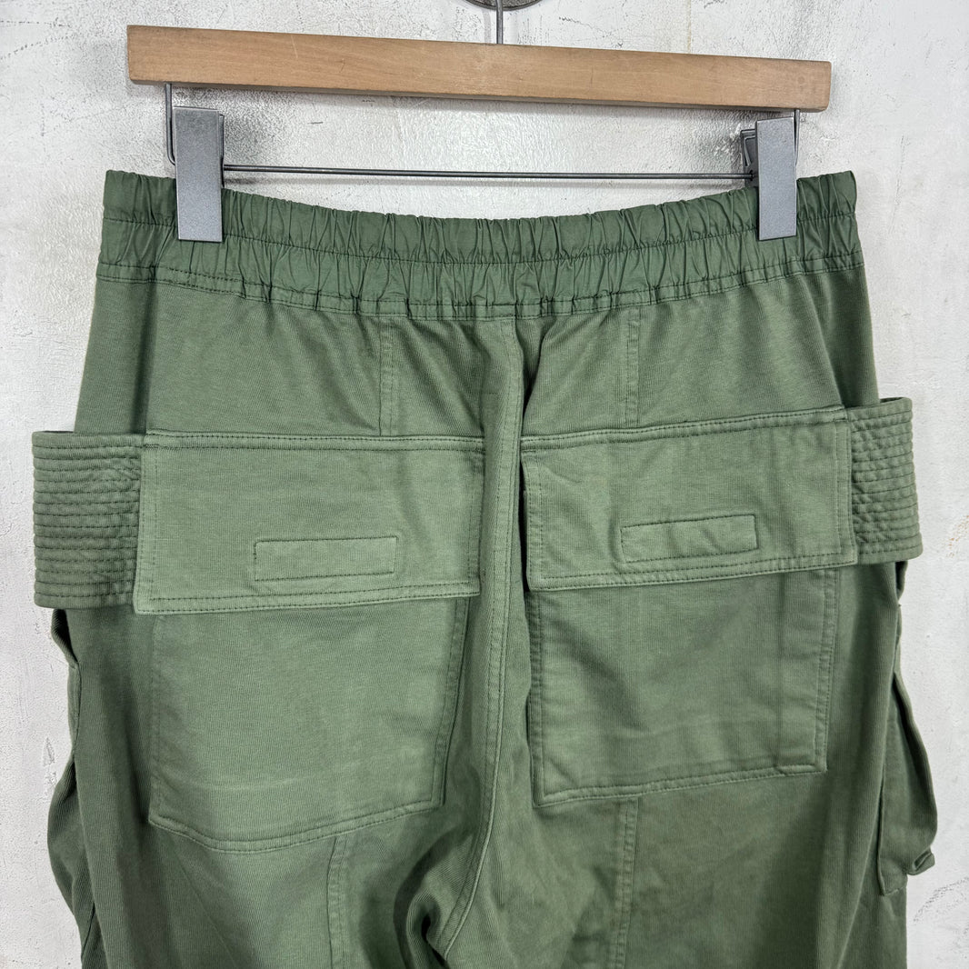 Rick Owens DRKSHDW Olive Creatch Sweatpants