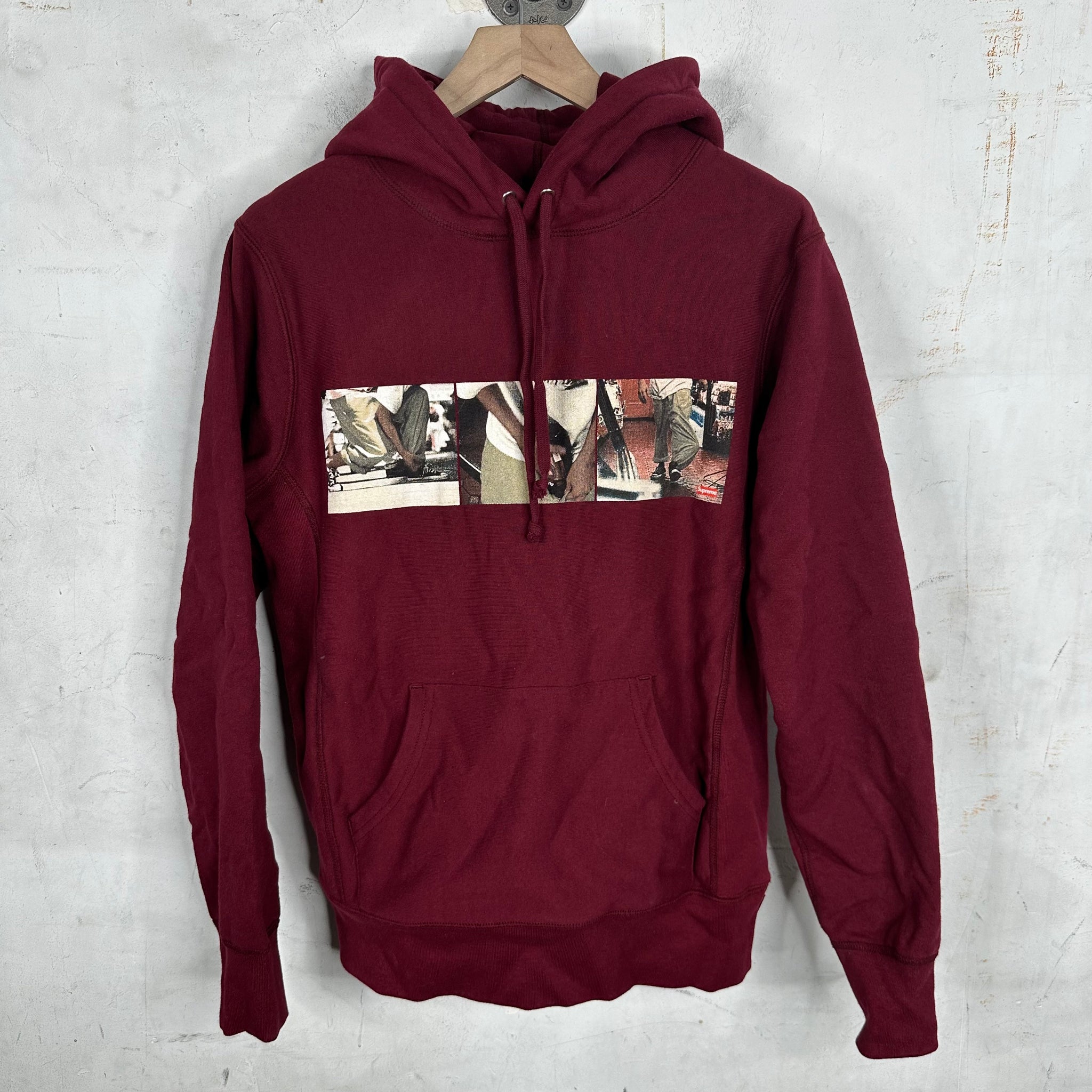 Supreme Maroon KIDS Hoodie