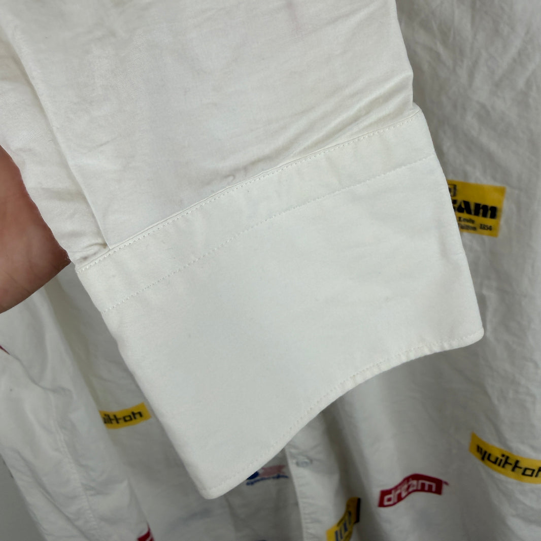 Louis Vuitton Race Logos Button Up Shirt