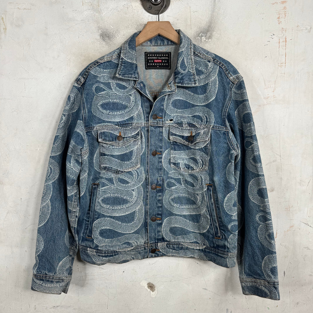 Supreme x Hysteric Glamour Snake Denim Jacket