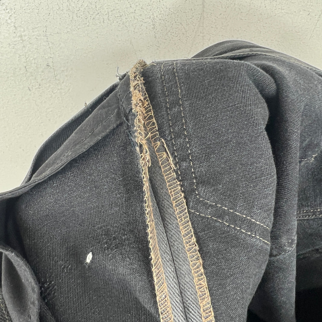 Balenciaga Sample Wax Coated Denim Jeans