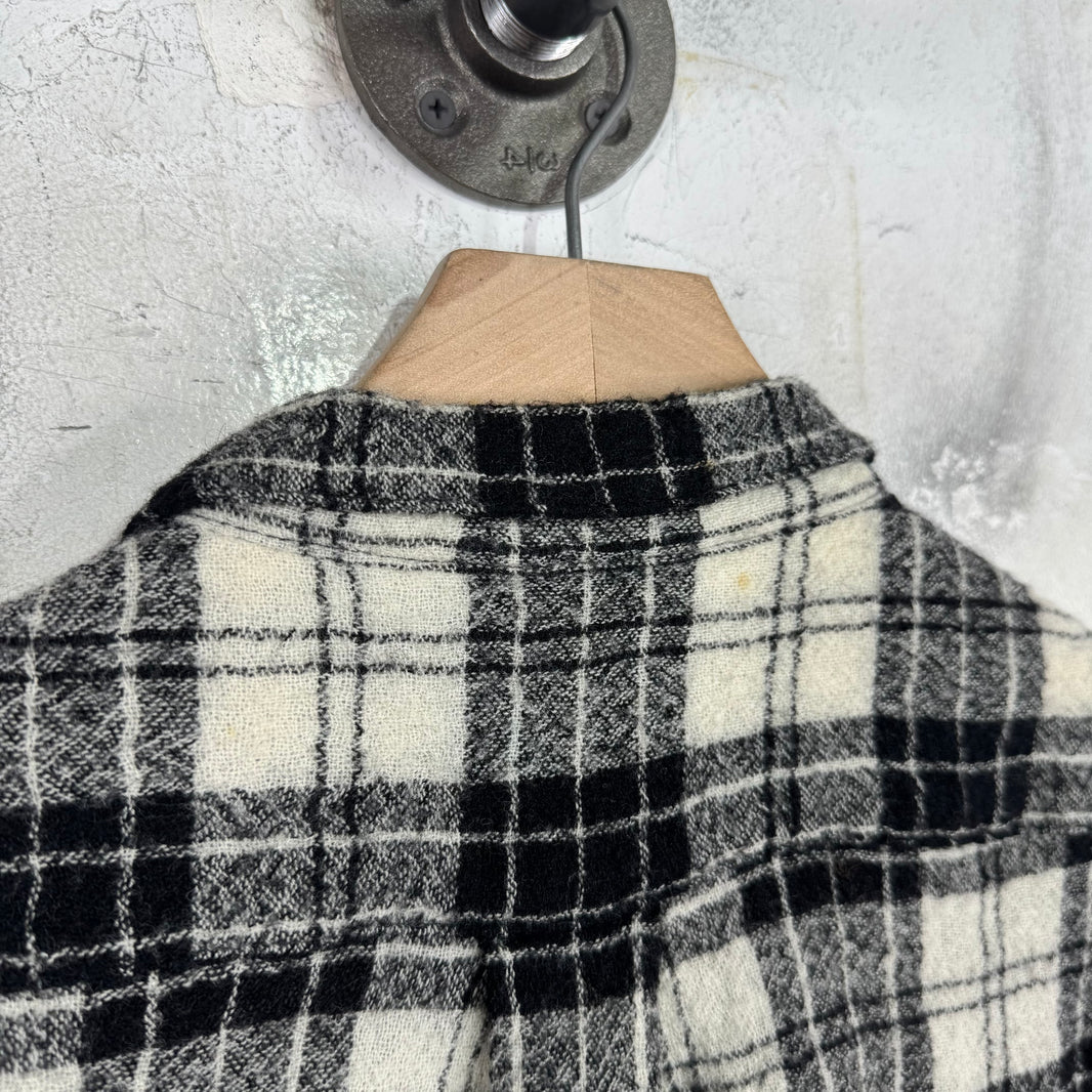 Chrome Hearts Plaid Wool Zipped S/S Shirt