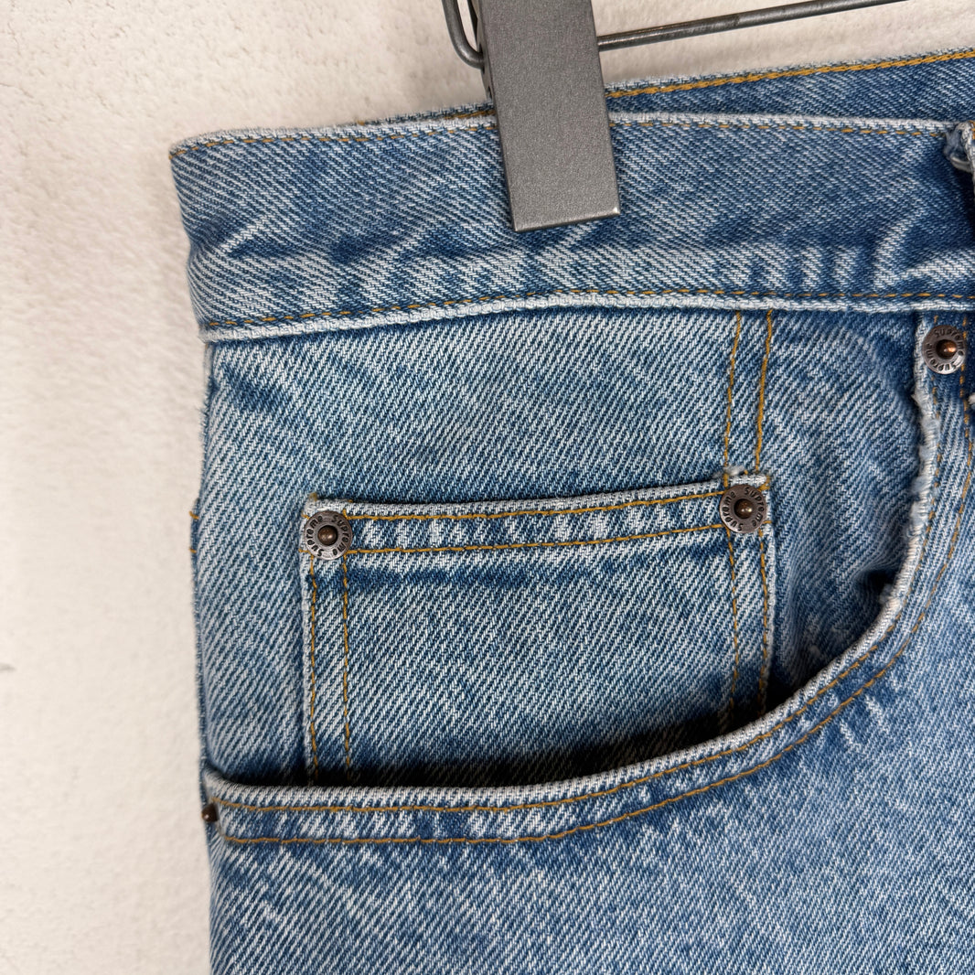 Supreme Light Blue Baggy Denim Shorts