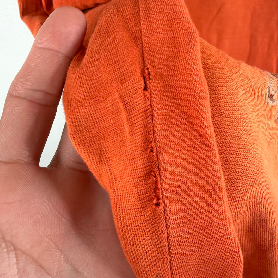 Vintage Smoked Harley Orange L/S T-Shirt