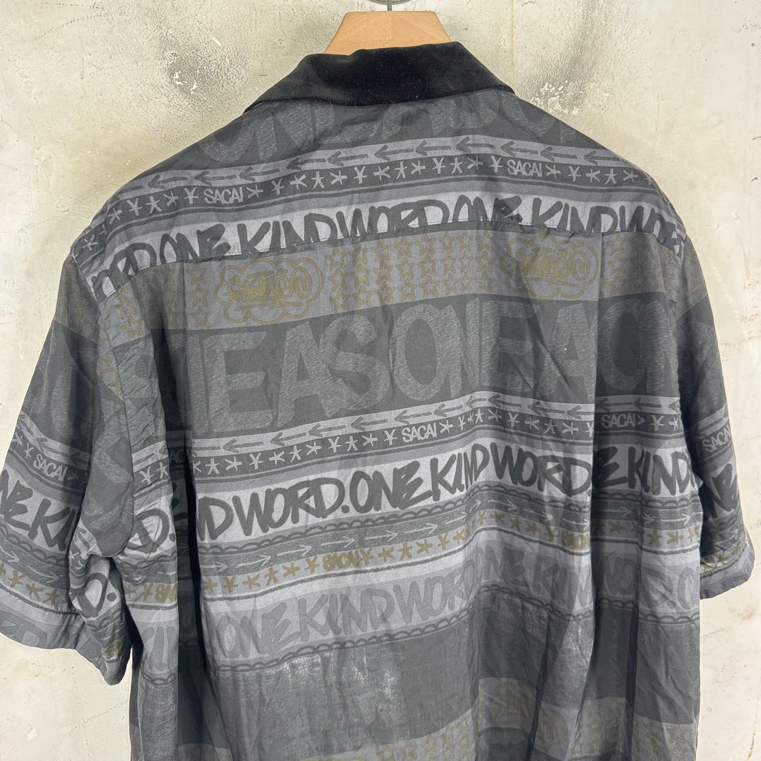 Sacai Grafitti Patterned S/S Shirt