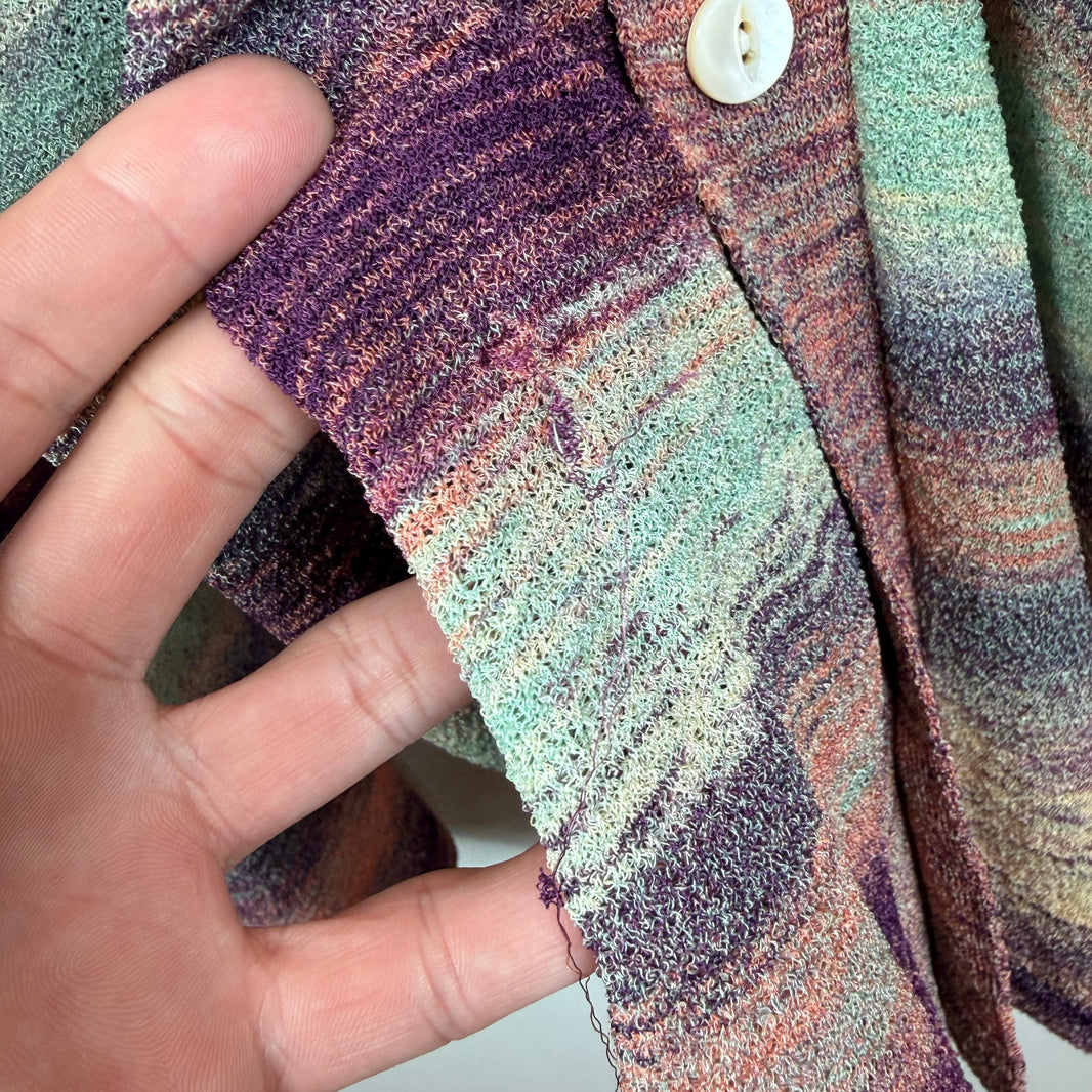 Needles Purple/Green Thin Cardigan