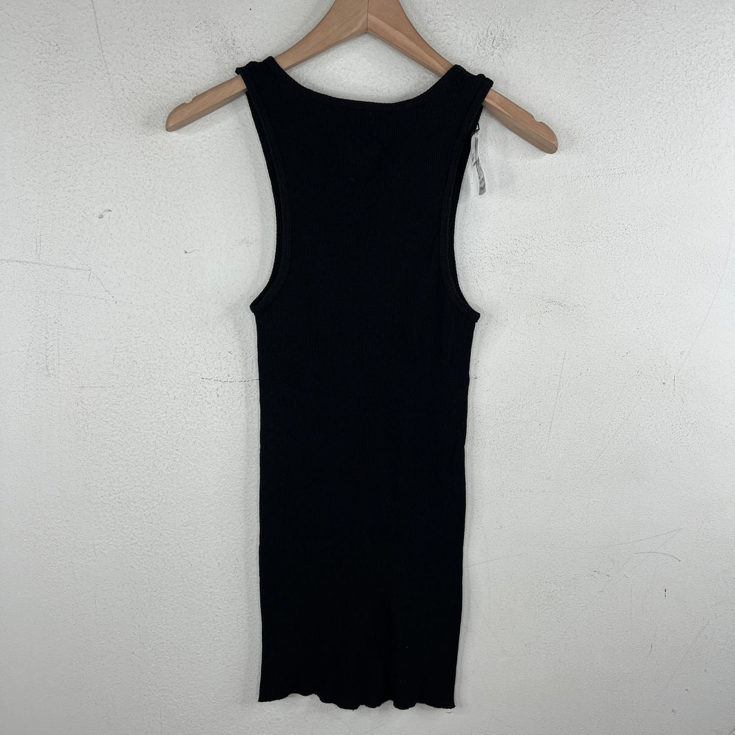 Chrome Hearts Blank Ribbed Tank Top