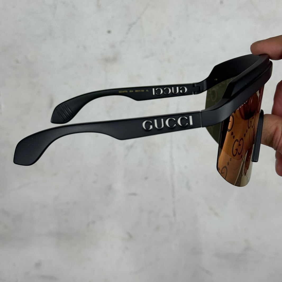 Gucci Monogram Shield Sunglasses