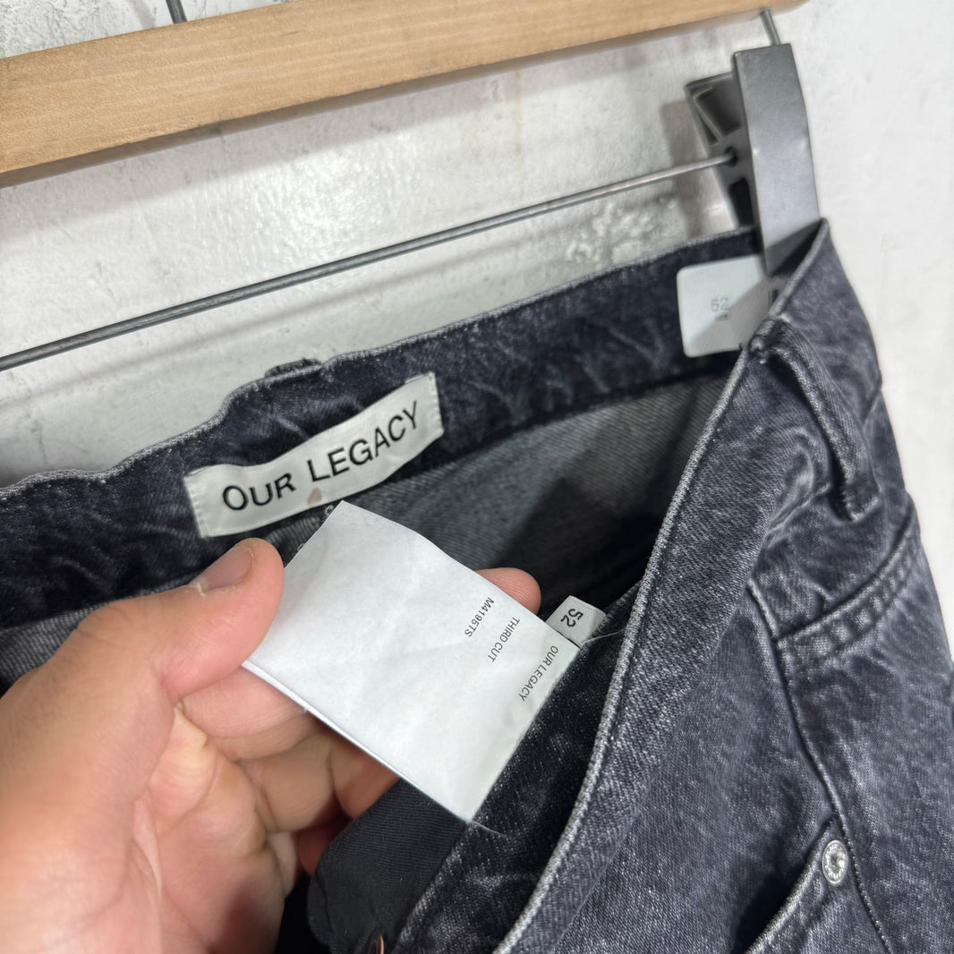 Our Legacy Charcoal Third Cut Jeans