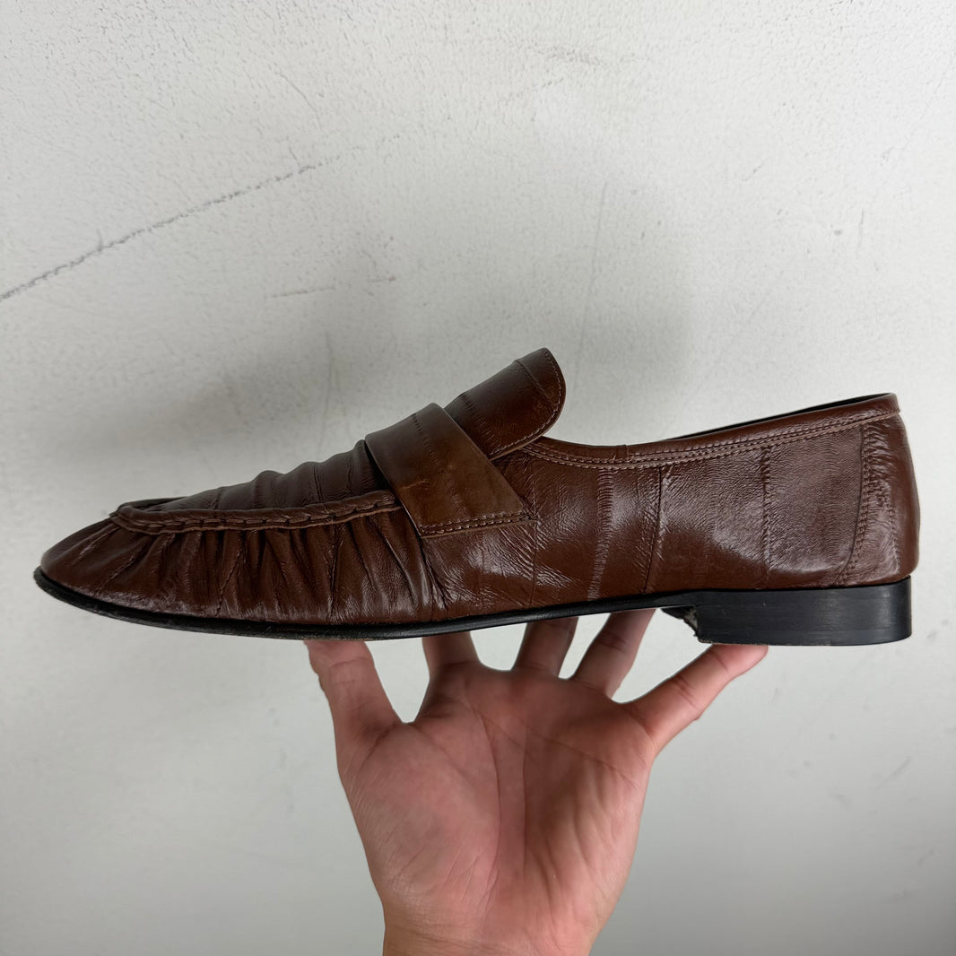 The Row Eel Soft Loafers