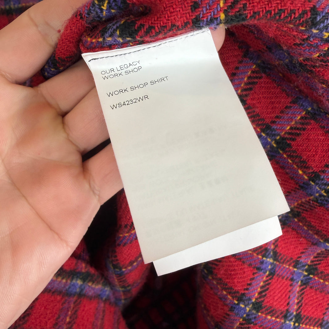 Our Legacy Red Work Shop Flannel