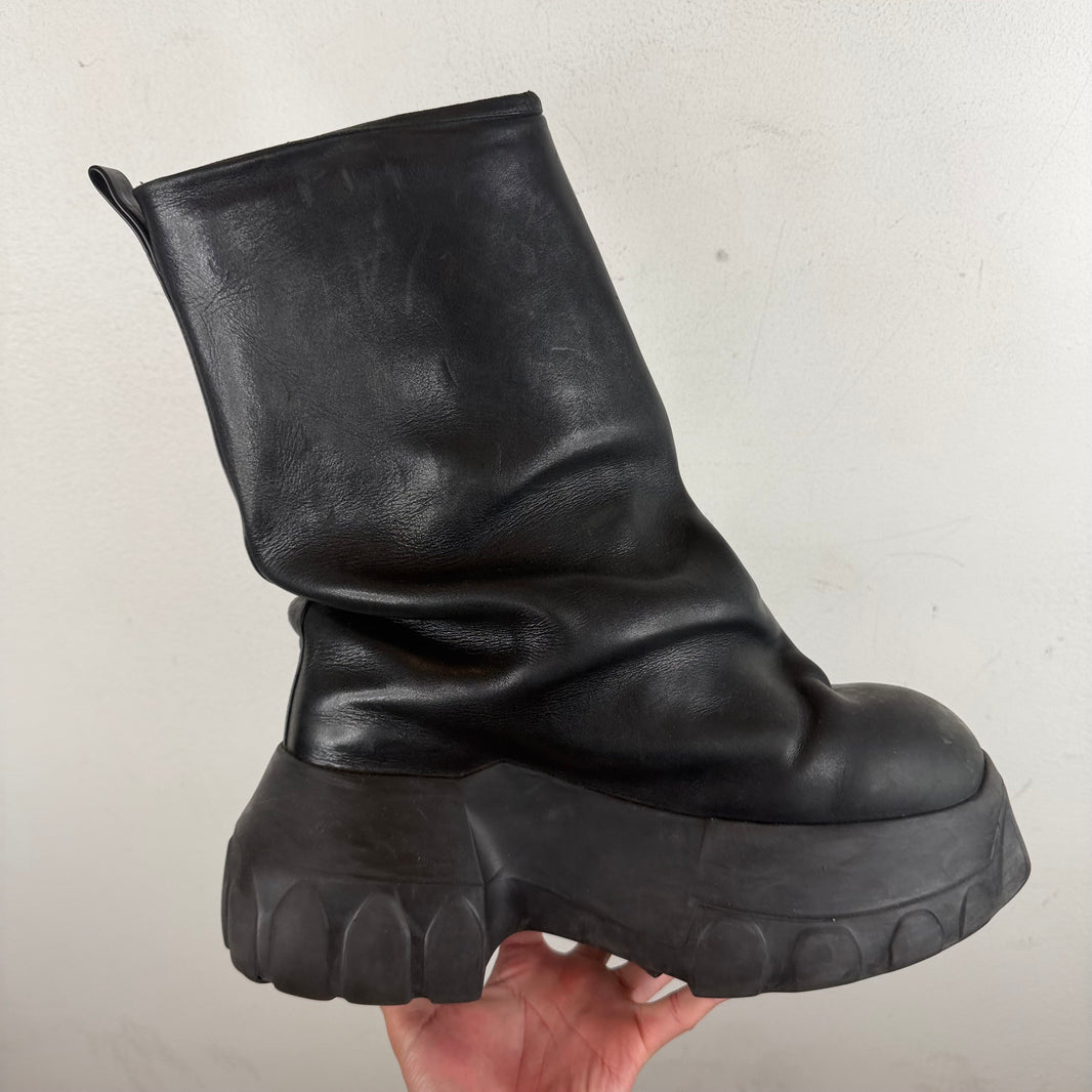 Rick Owens Smoked Mega Tractor Boot