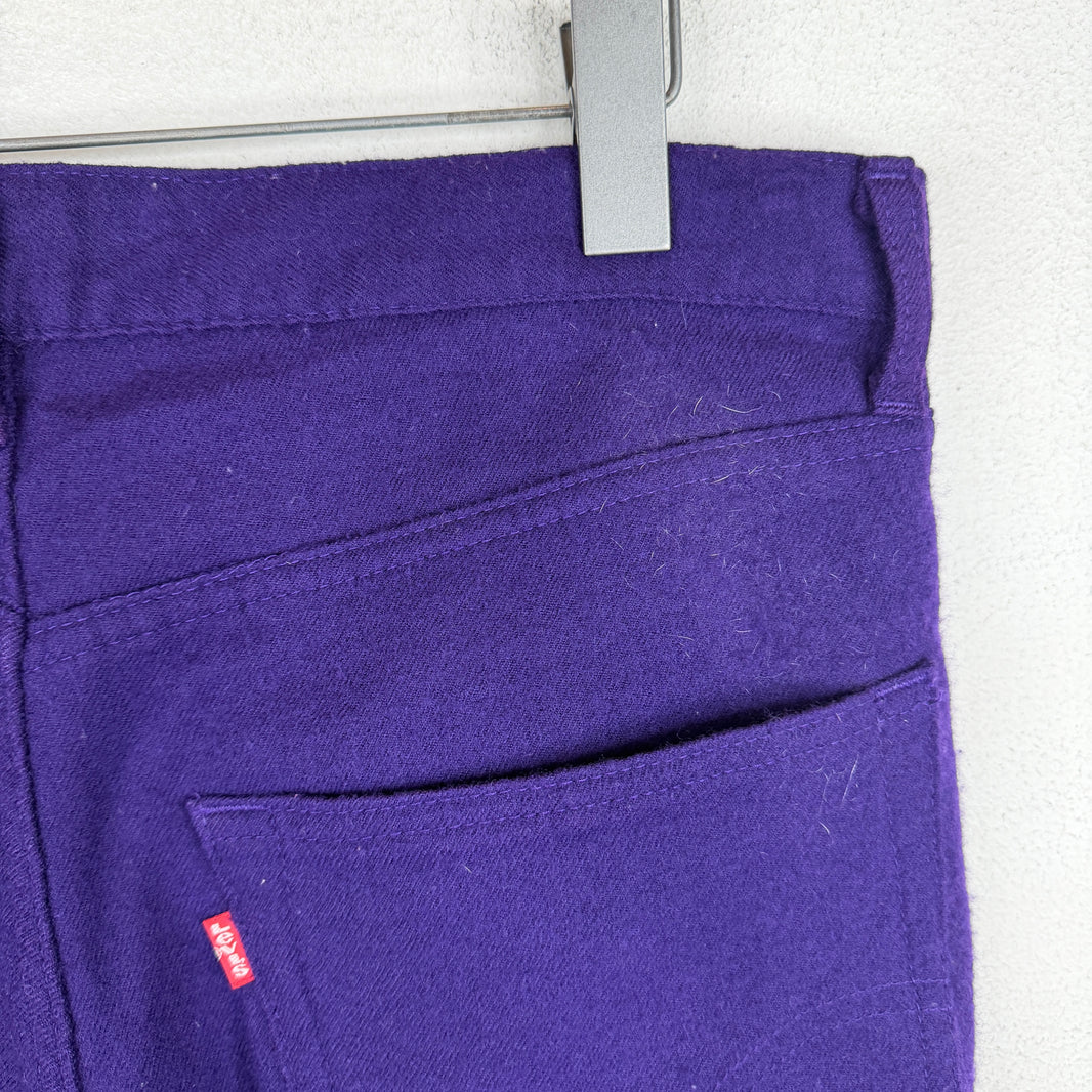 Junya Watanabe Purple Hornets Wool Pants