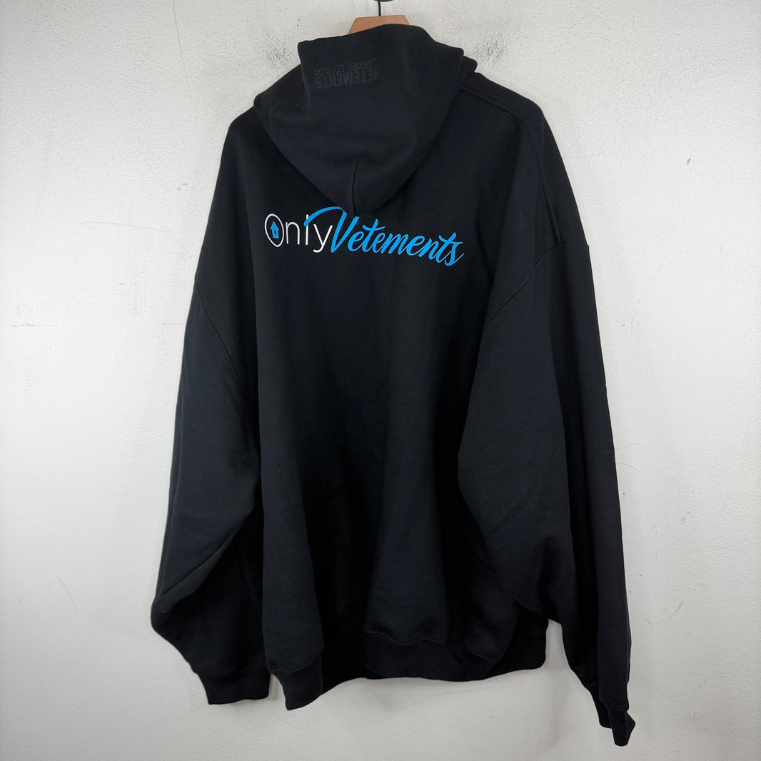 Vetements Onlyfans Oversized Hoodie