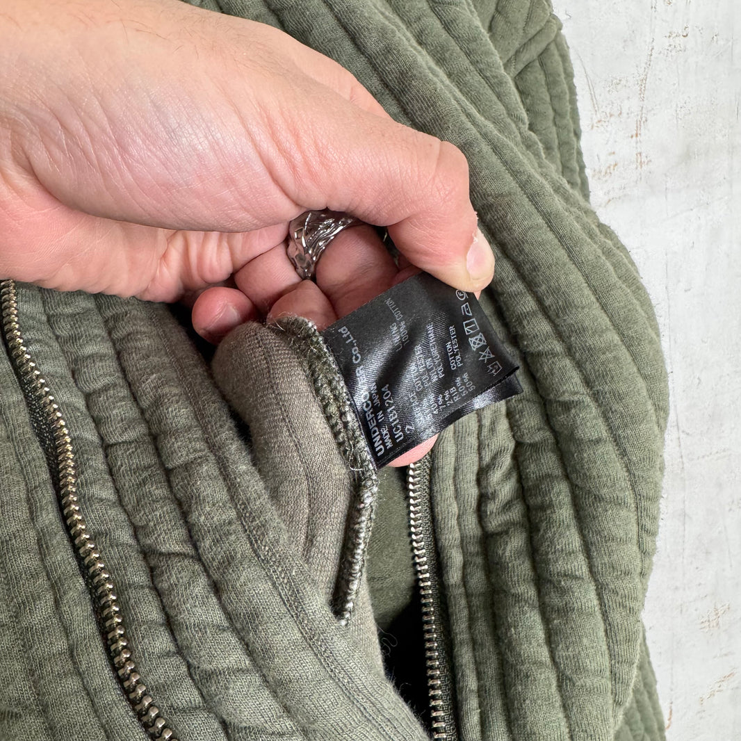 Undercover Green Quilted Bomber