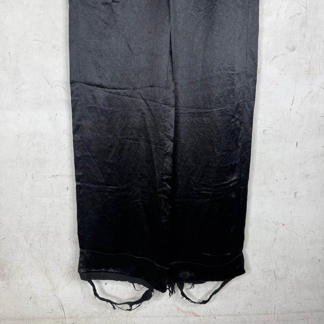 Ann Demeulemeester Acetate Wide Legged Trousers