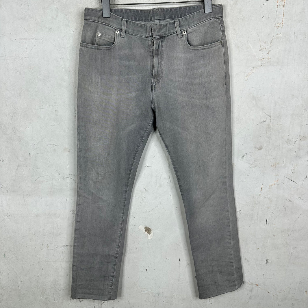 Margiela Gray Open Hem Jeans