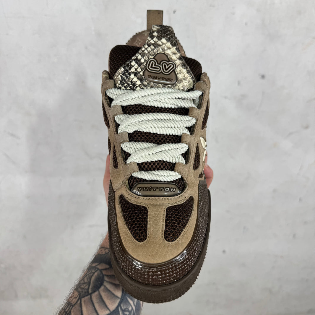 Louis Vuitton Snakeskin Skate Trainers