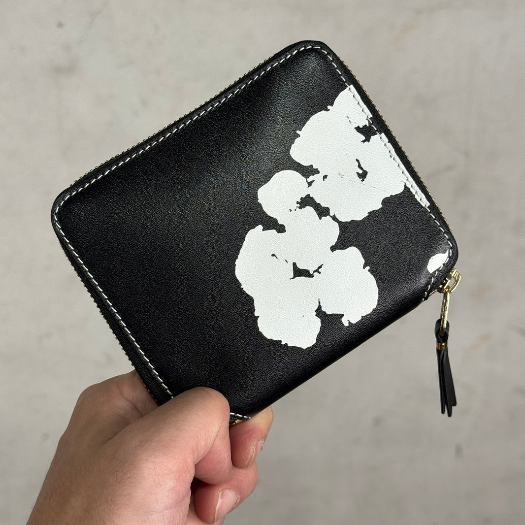 Denim Tears x CDG Wreath Zip Wallet
