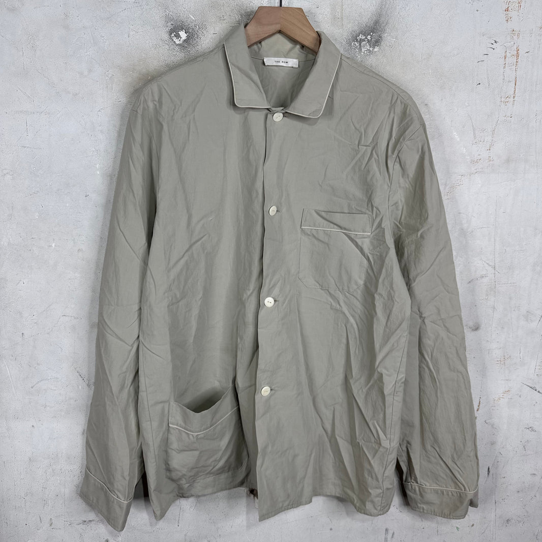 The Row Beige Pajama Shirt
