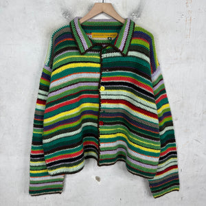 CPFM Crochet Knit Cardigan Sweater