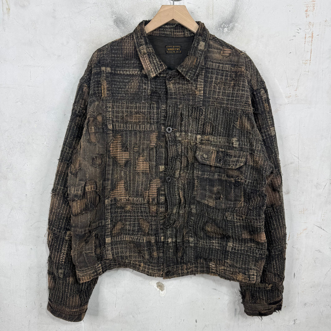 Kapital Black Boro Jean Jacket