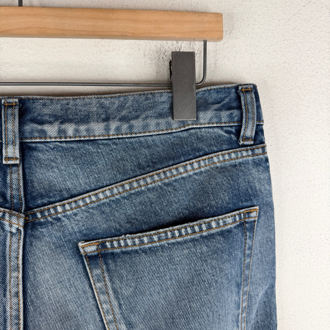 Balenciaga Blue Wash Bootcut Jeans