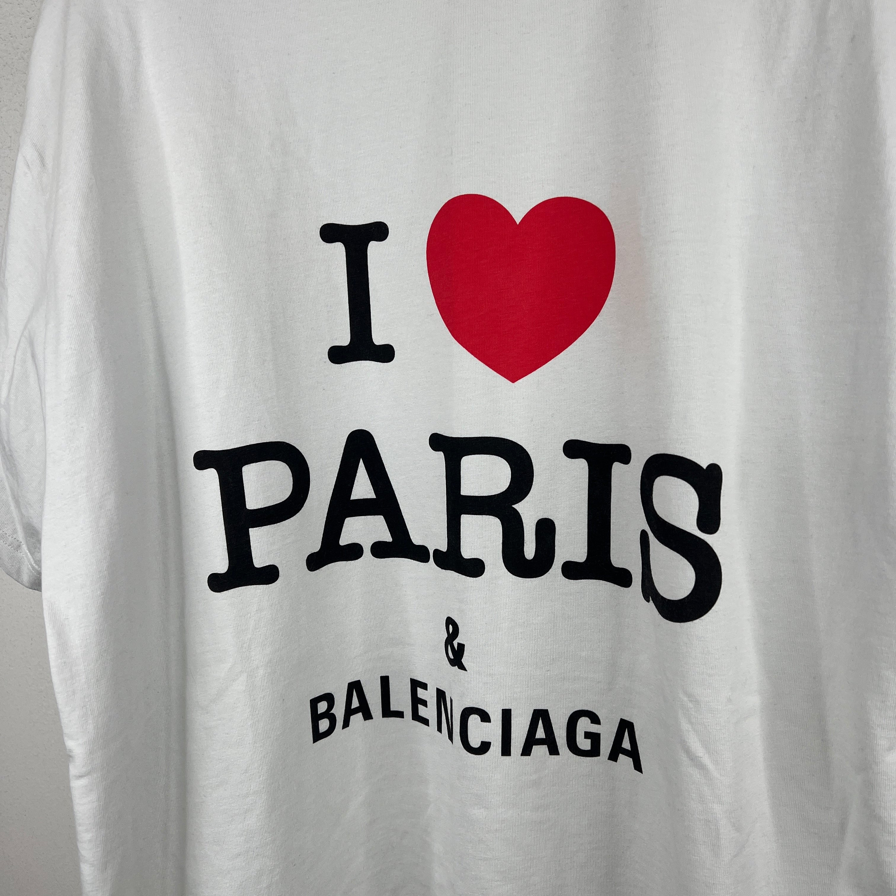 Balenciaga I Love Paris T-Shirt – www.Lukes.store