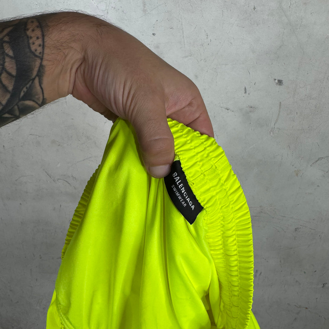Balenciaga Neon Running Shorts