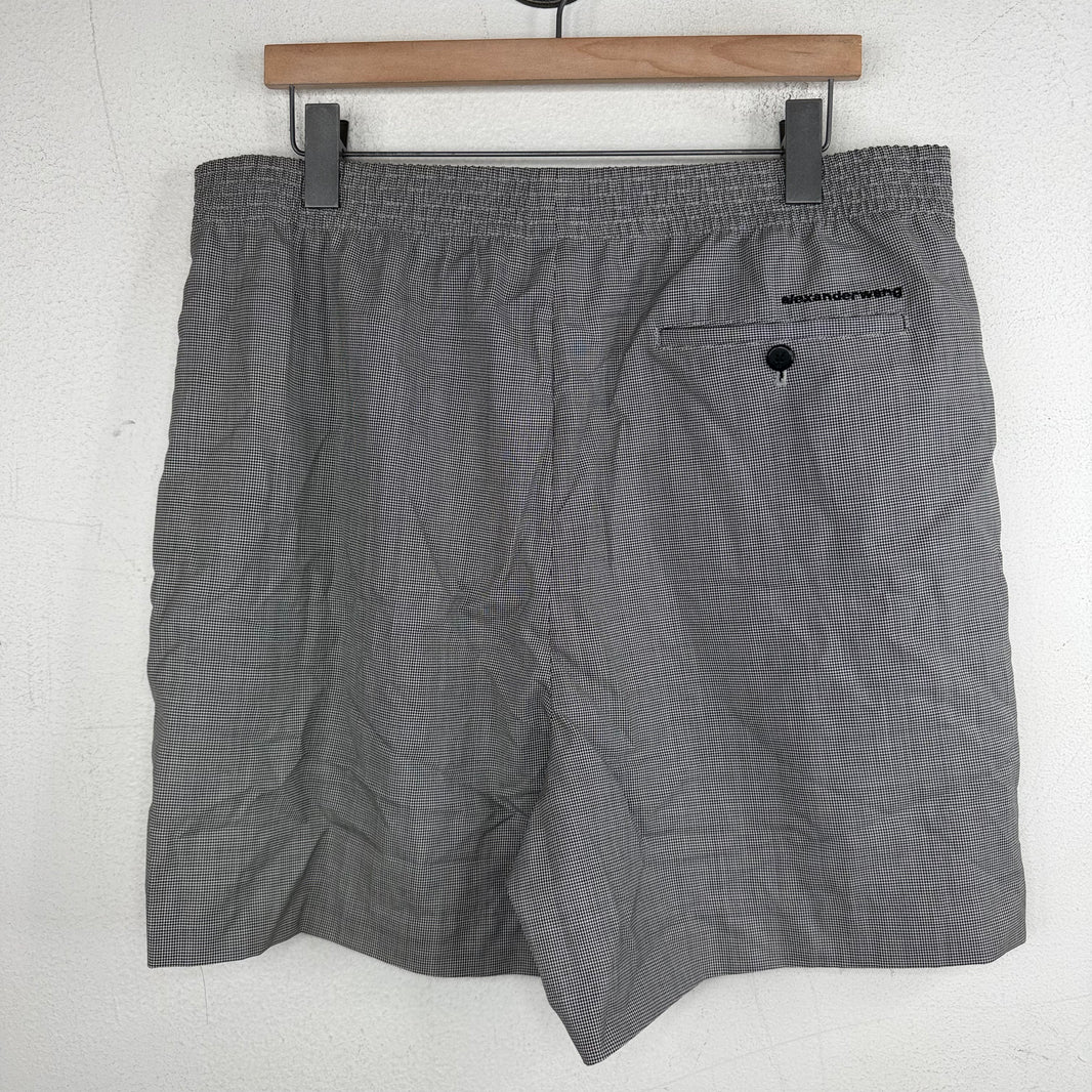 Alexander Wang Gray Plaid Shorts