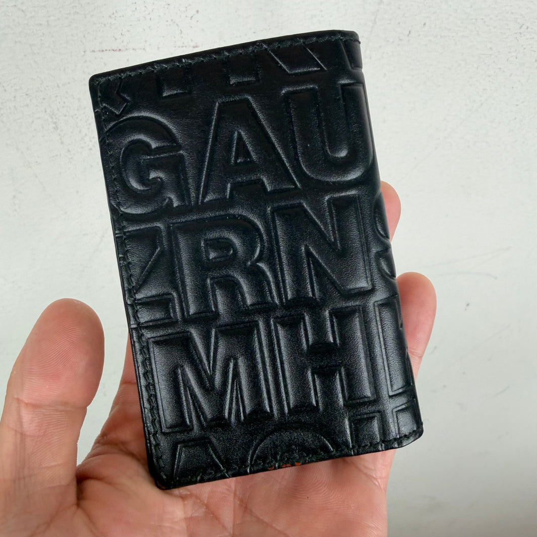 CDG Leather Alphabet Wallet