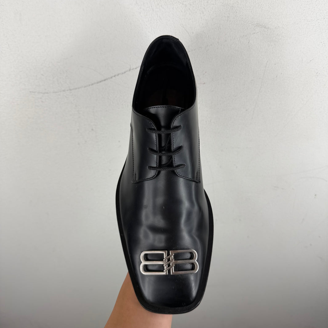 Balenciaga BB Metal Logo Derbies