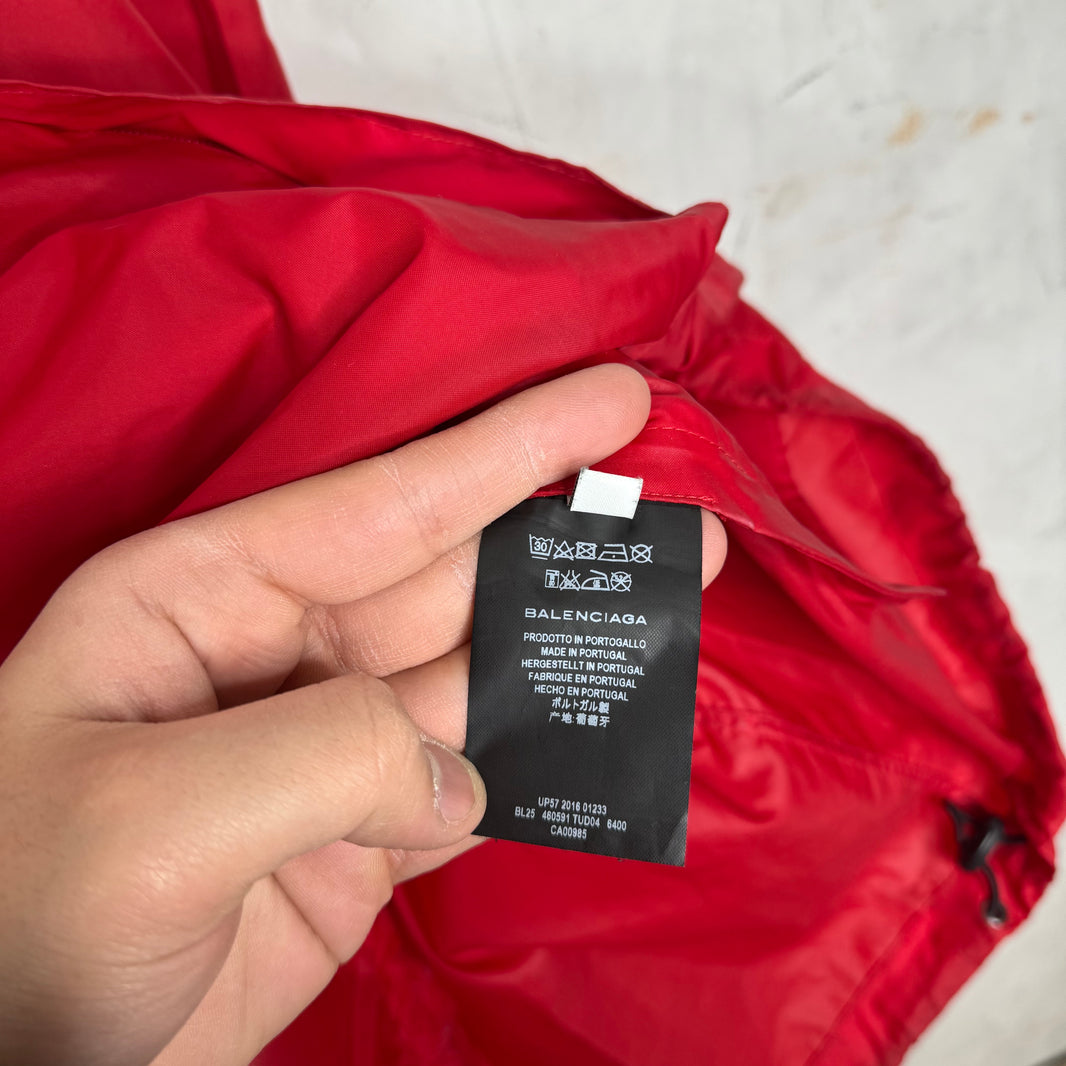 Balenciaga Smoked Logo Windbreaker Jacket